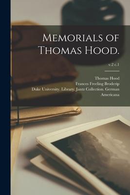 Vorderes Coverbild Memorials of Thomas Hood.; v.2 c.1