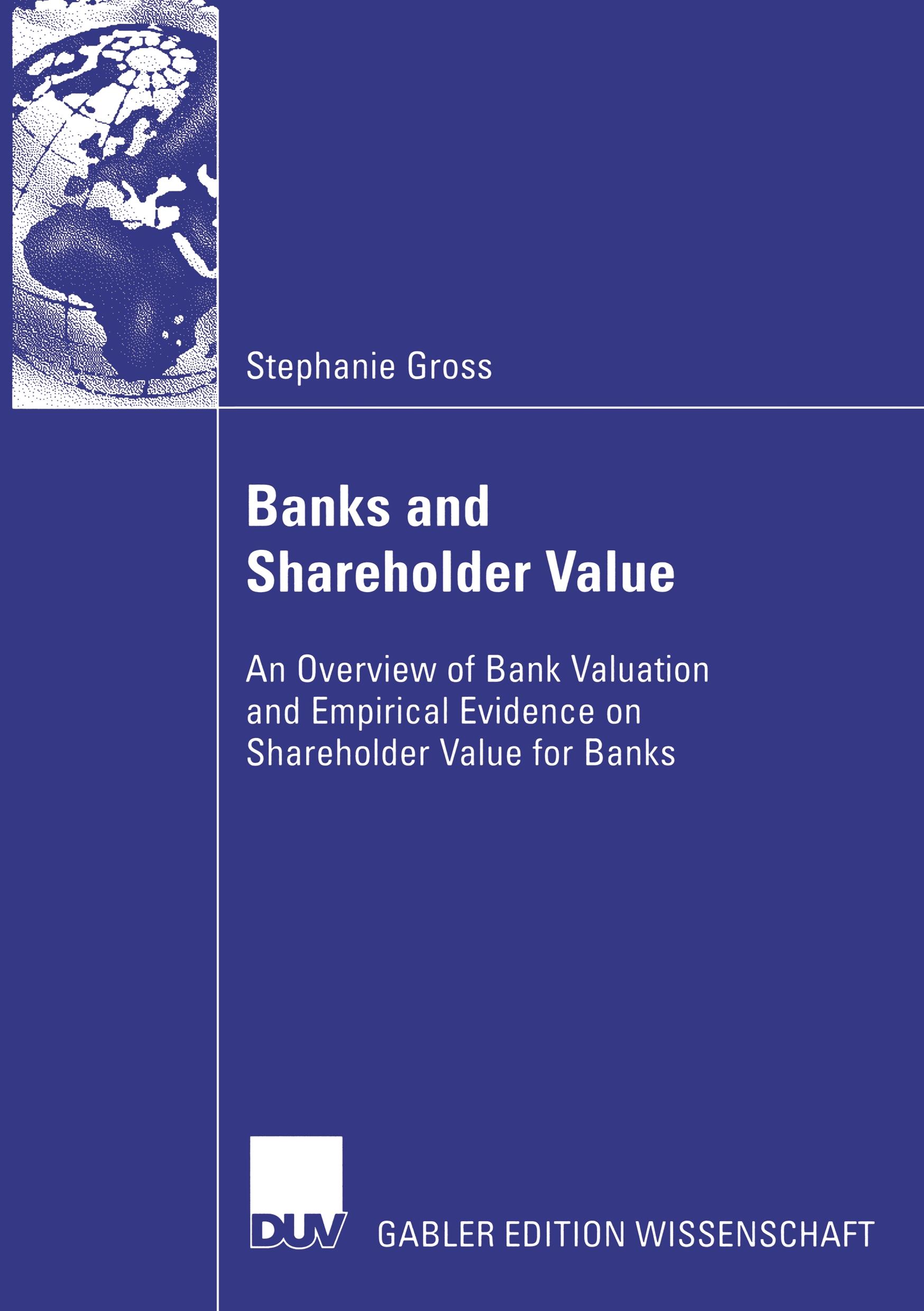 Vorderes Coverbild Banks and Shareholder Value