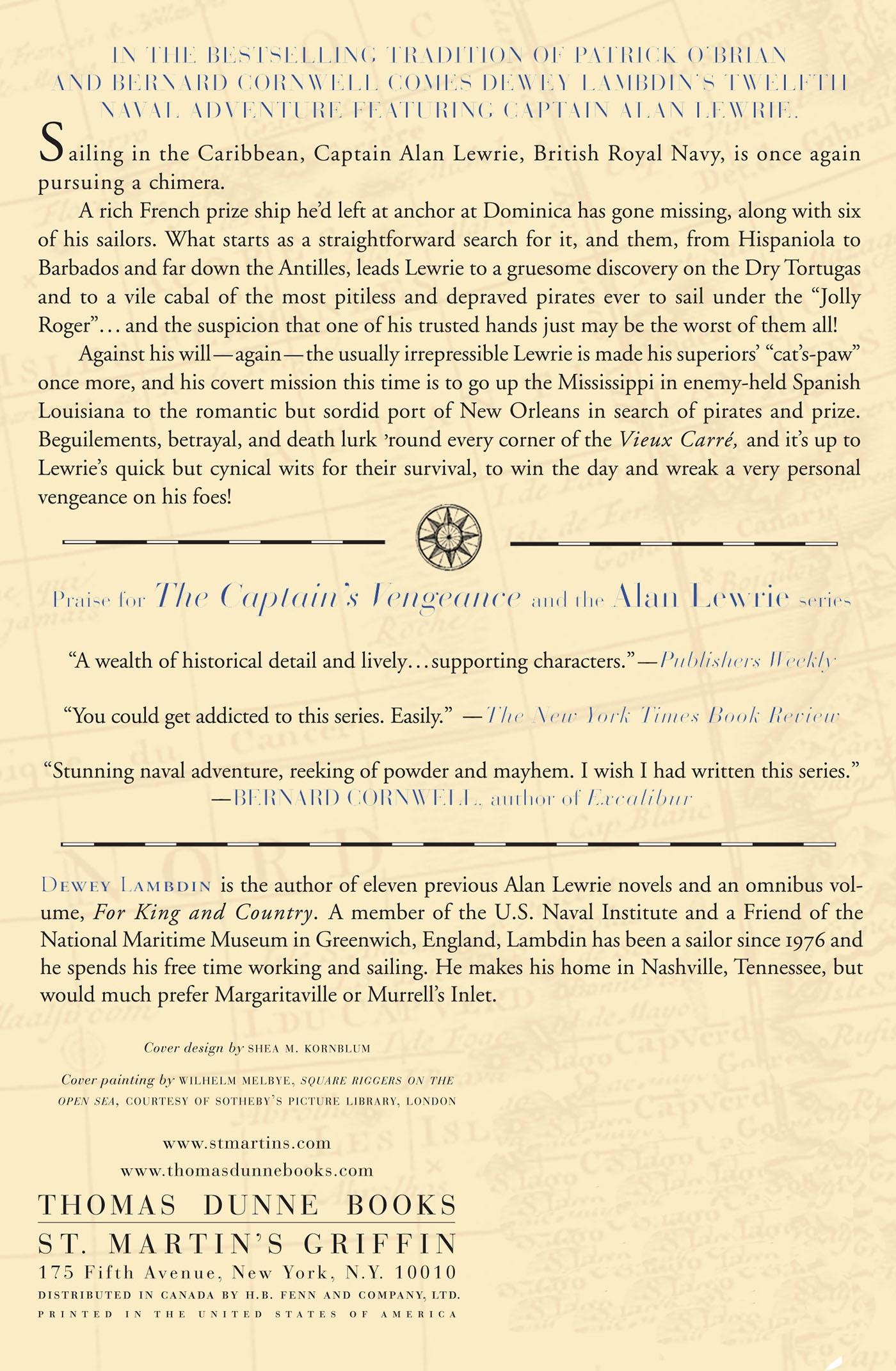 Rückseitencover The Captain's Vengeance