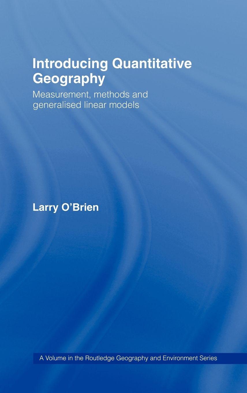 Vorderes Coverbild Introducing Quantitative Geography