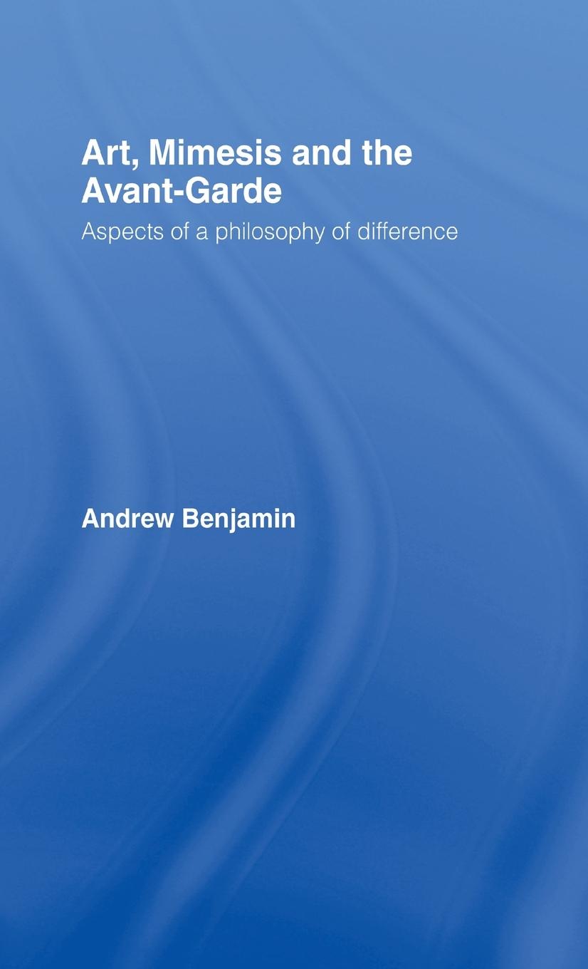 Vorderes Coverbild Art, Mimesis and the Avant-Garde