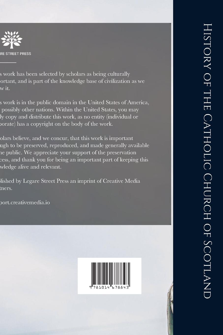 Rückseitencover History of the Catholic Church of Scotland: From the Introduction of Christianity to the Present Day; 02