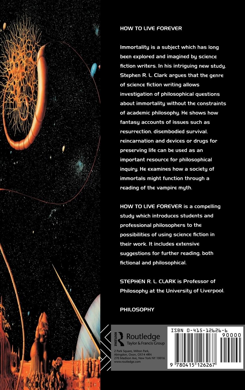 Rückseitencover How to Live Forever