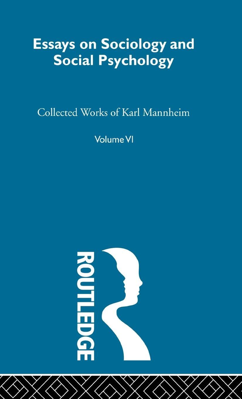 Vorderes Coverbild Essays Soc & Social Psych V 6