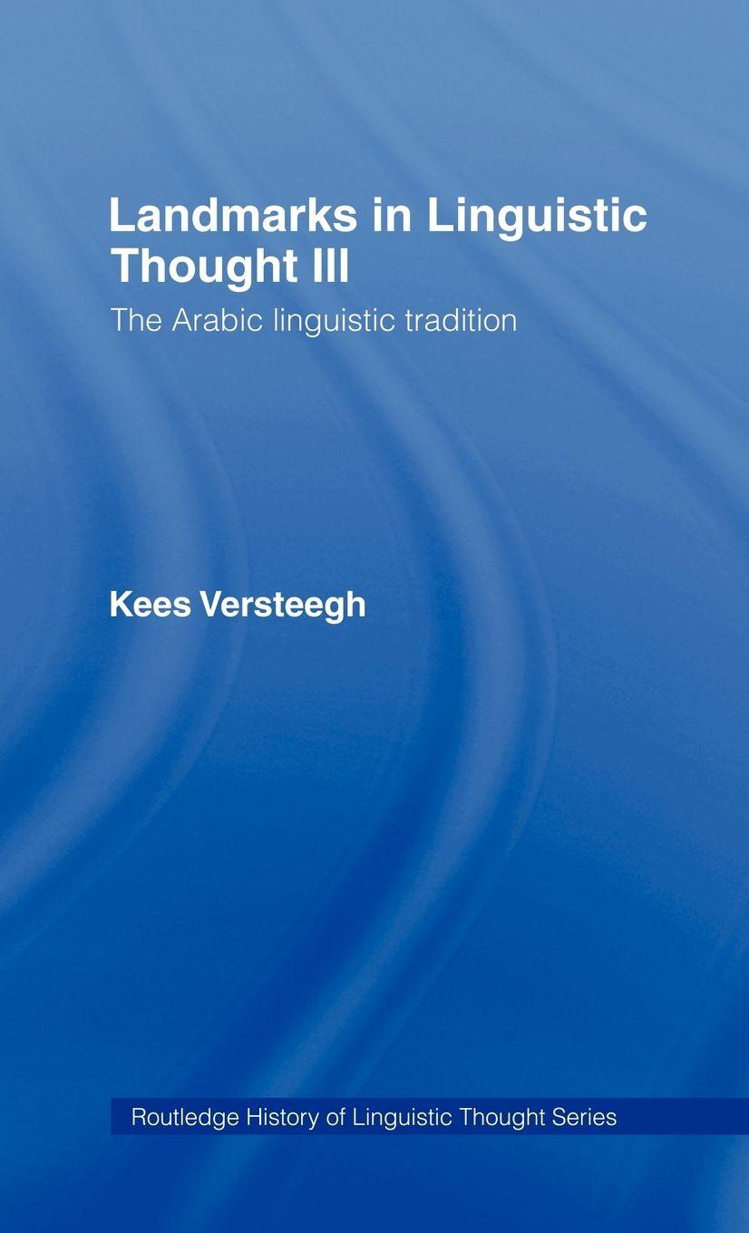 Vorderes Coverbild Landmarks in Linguistic Thought Volume III