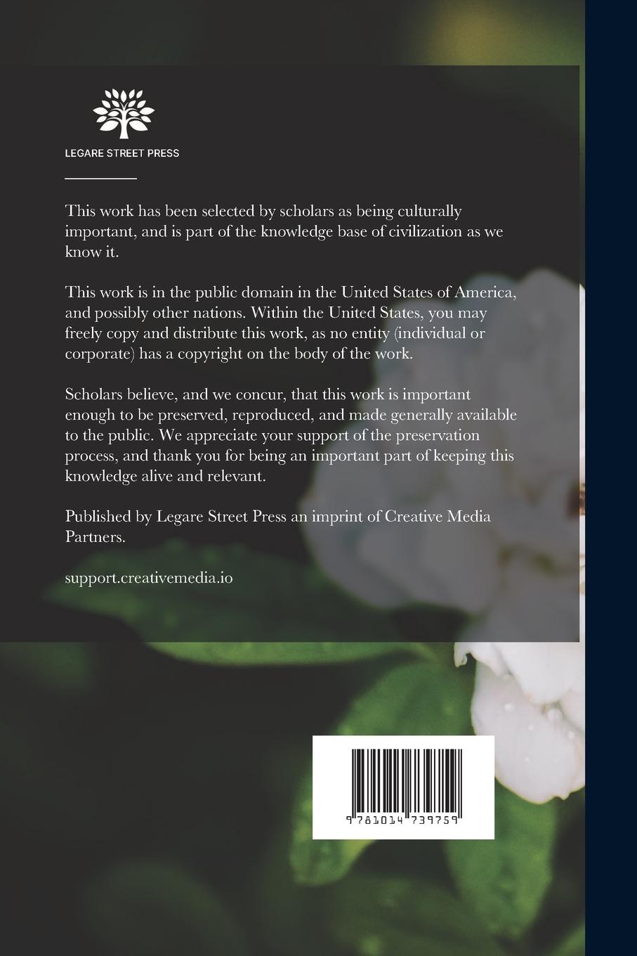 Rückseitencover On the Chemistry of the Earth [microform]