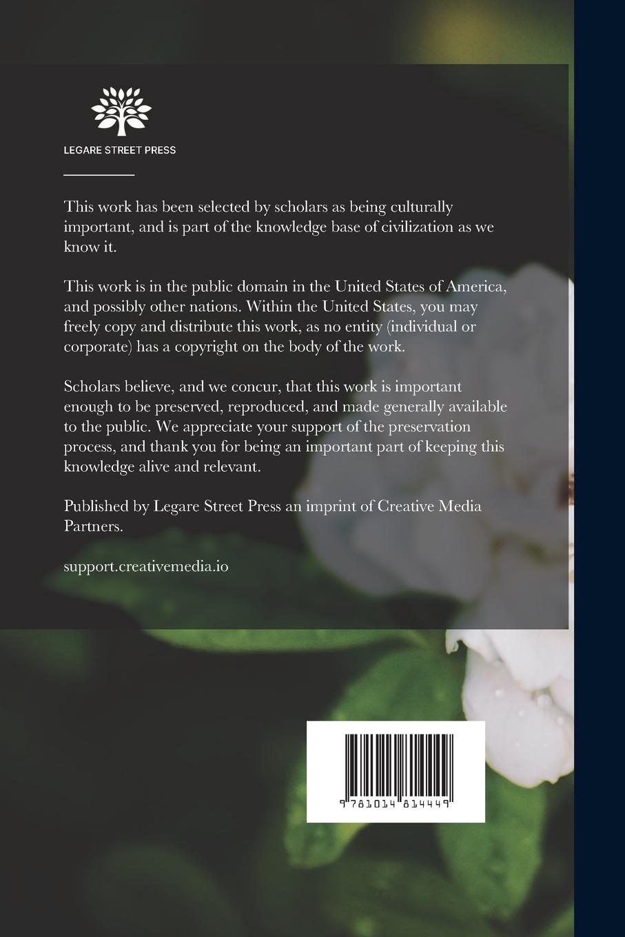 Rückseitencover Catalogue of Canadian Plants. Part I, Polypetalae [microform]
