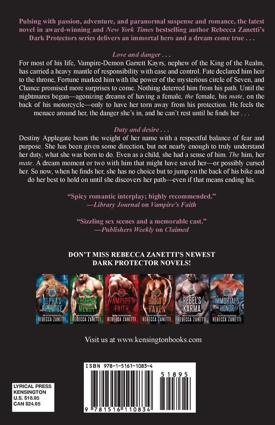 Rückseitencover Garrett's Destiny