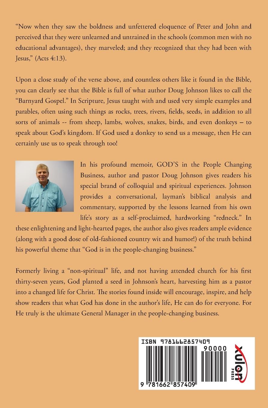 Rückseitencover GOD'S in the PEOPLE CHANGING BUSINESS