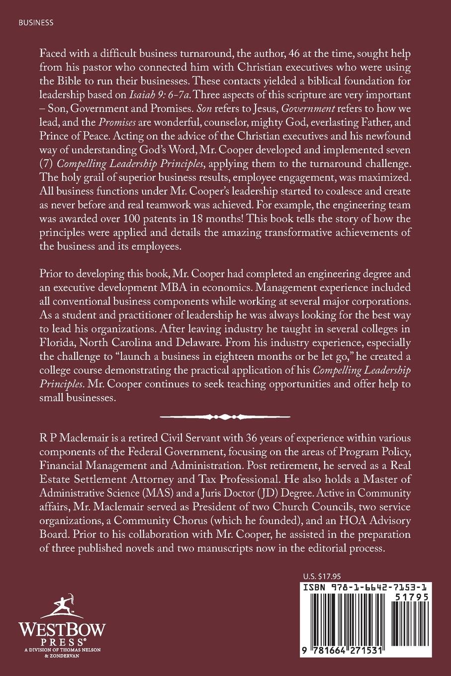 Rückseitencover Perfect  Leadership