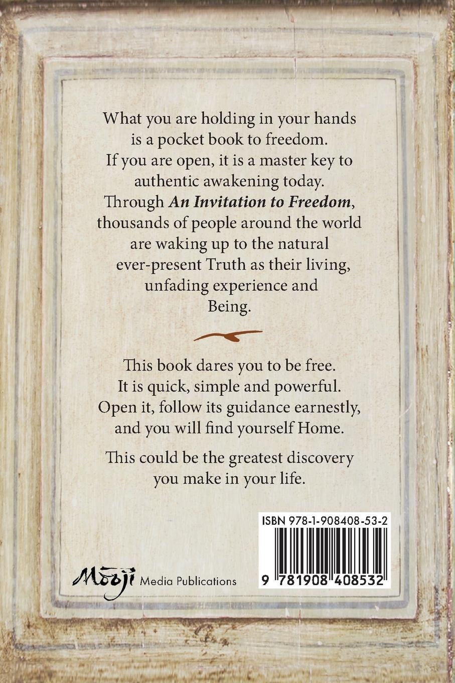 Rückseitencover An Invitation to Freedom