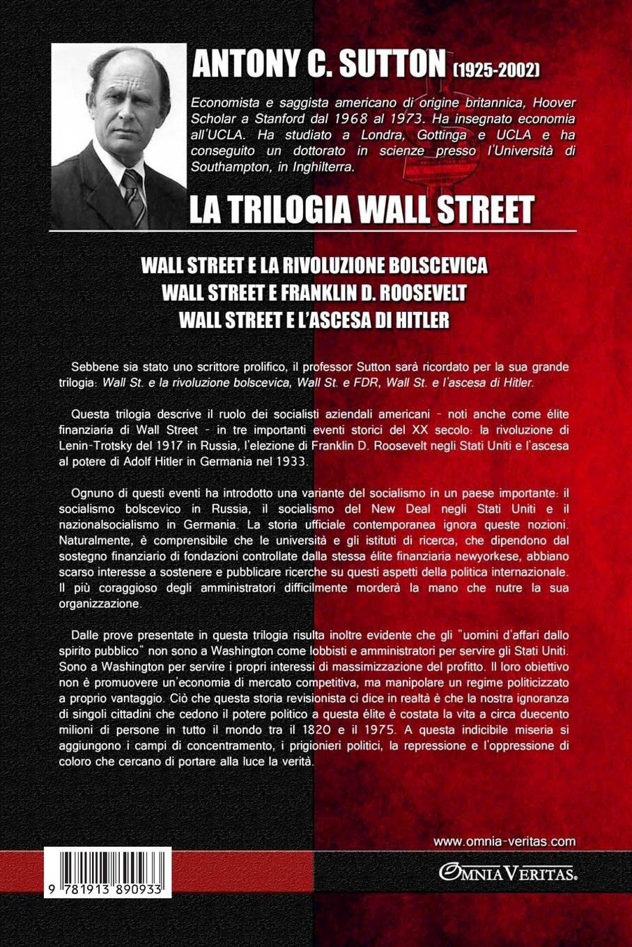 Rückseitencover La trilogia Wall Street