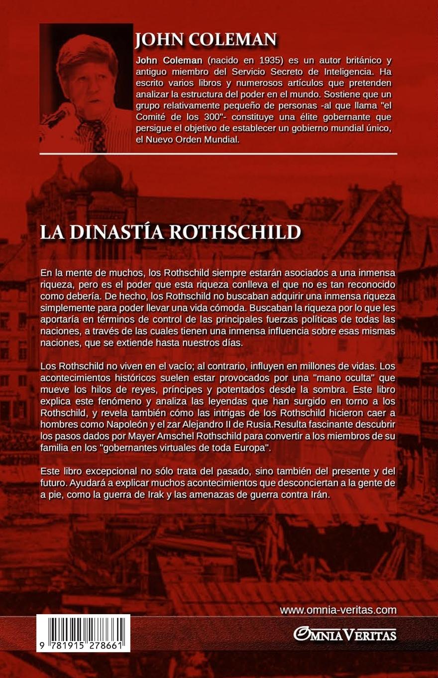Rückseitencover La dinastía Rothschild