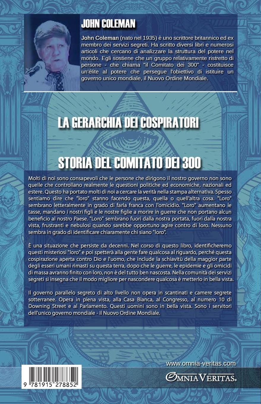 Rückseitencover La gerarchia dei cospiratori
