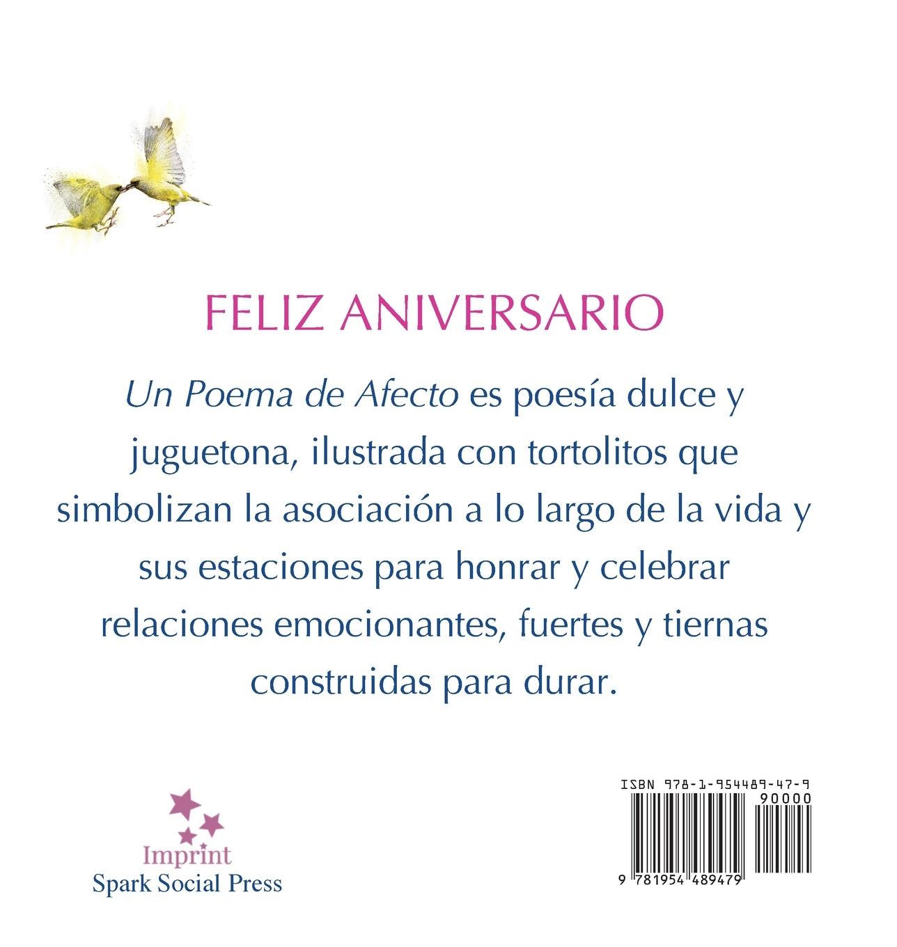 Rückseitencover Feliz Aniversario
