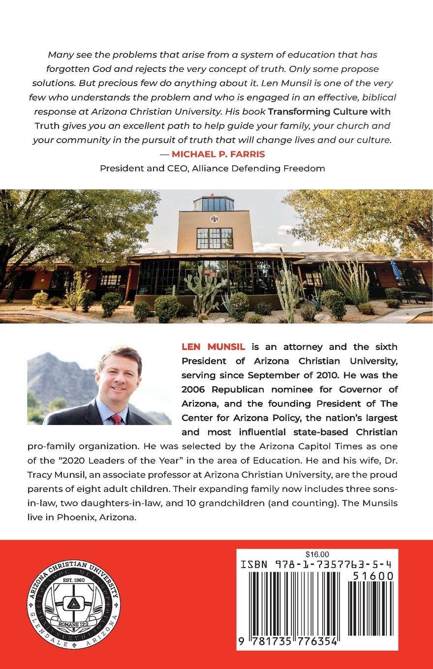 Rückseitencover Transforming Culture with Truth Second Edition