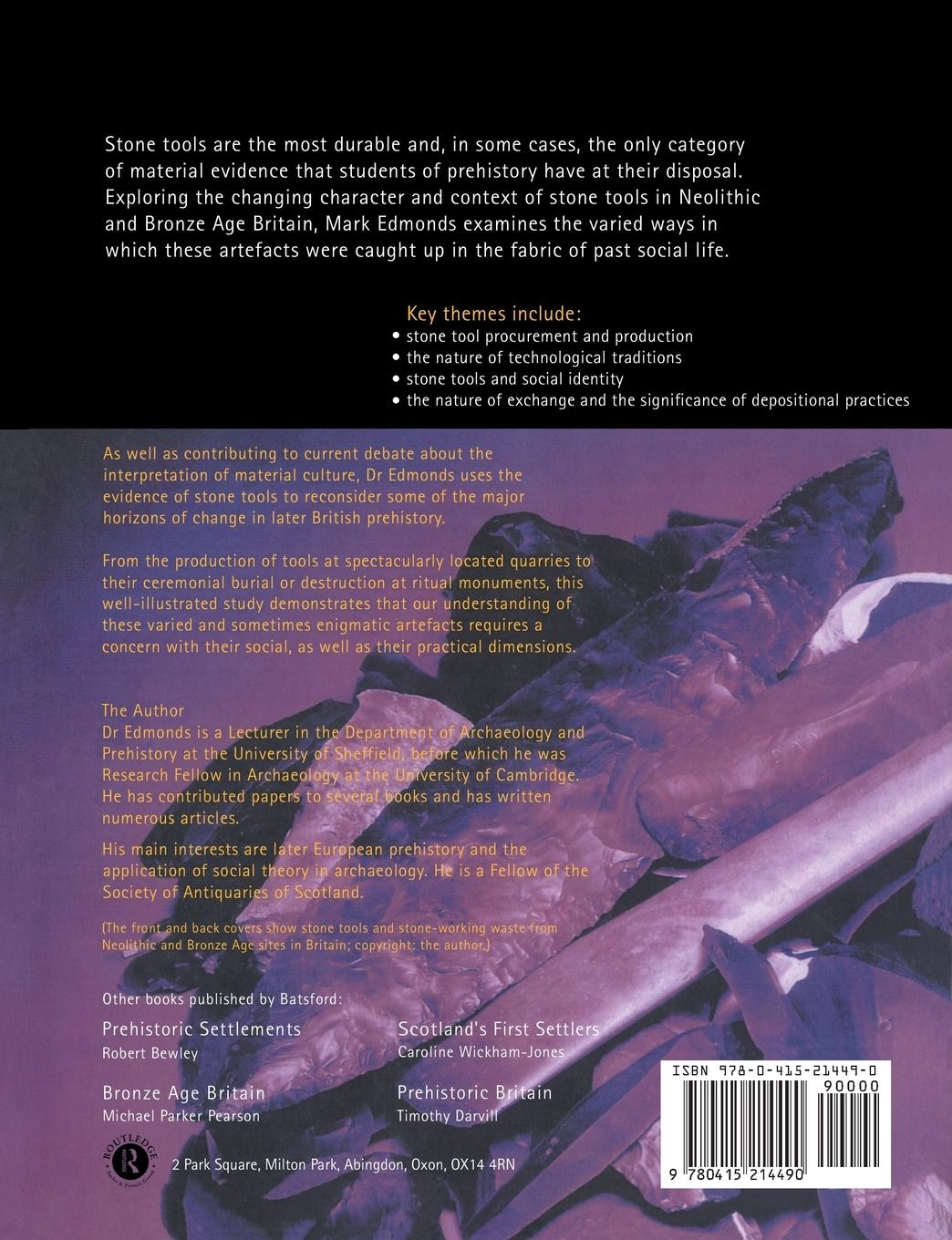 Rückseitencover Stone Tools & Society