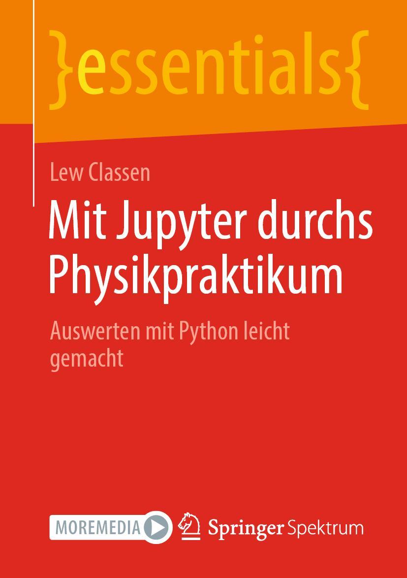 Vorderes Coverbild Mit Jupyter durchs Physikpraktikum