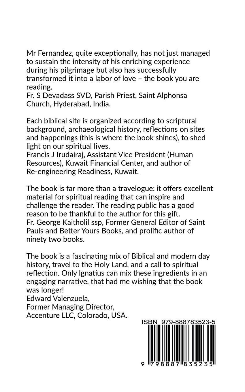 Rückseitencover Meeting Jesus in the Holy Land