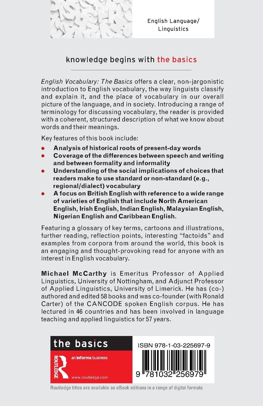 Rückseitencover English Vocabulary