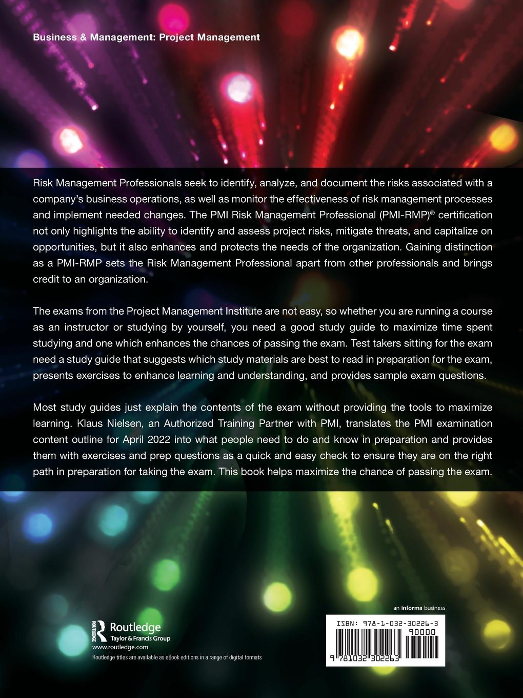 Rückseitencover Mastering the PMI Risk Management Professional (PMI-RMP) Exam