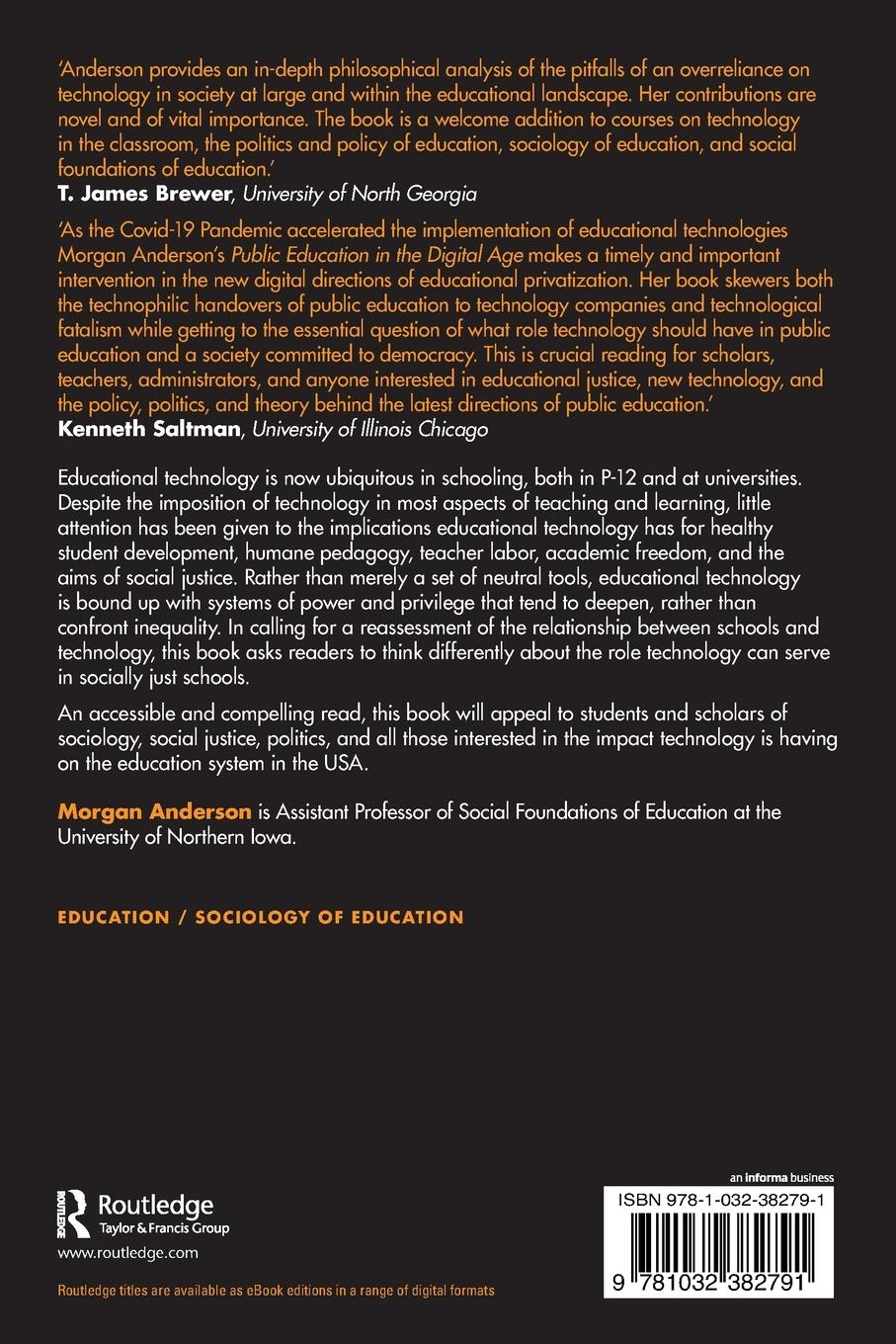 Rückseitencover Public Education in the Digital Age