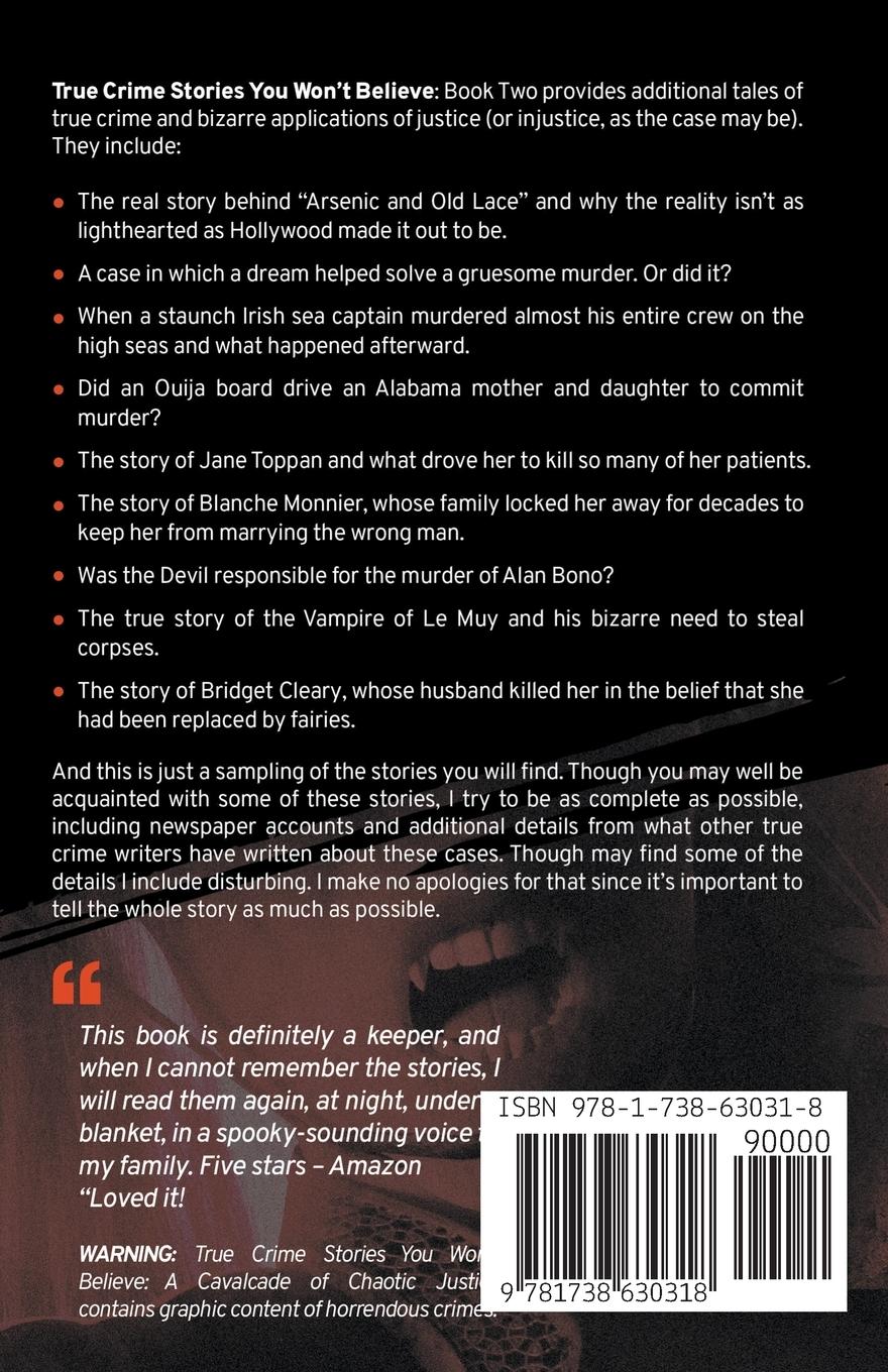 Rückseitencover True Crime Stories You Won't Believe