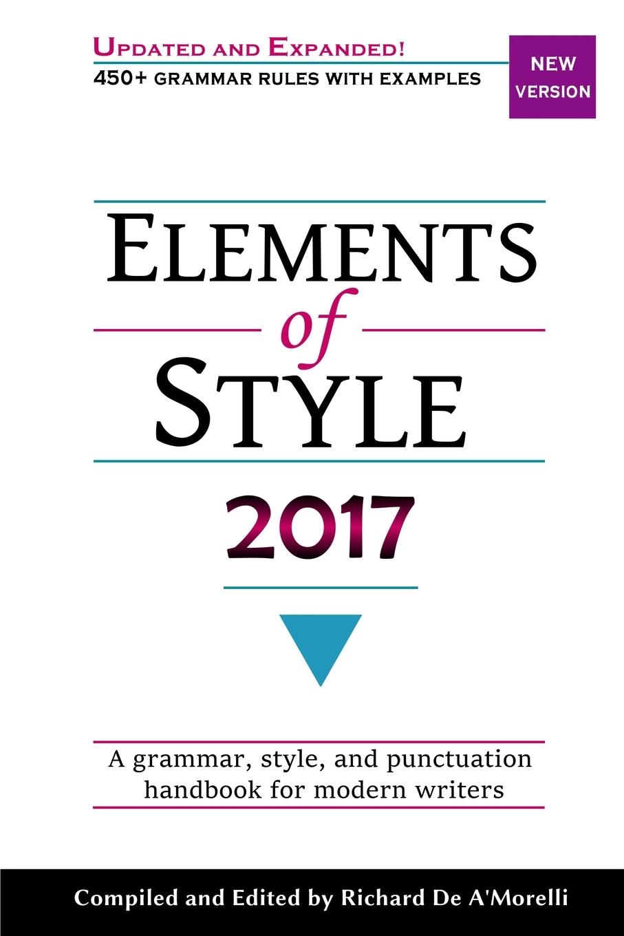 Vorderes Coverbild Elements of Style 2017