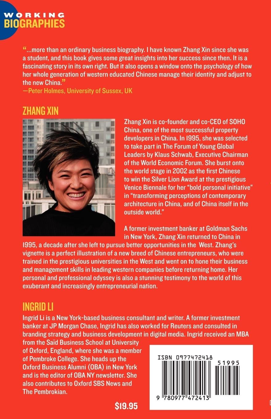 Rückseitencover Zhang Xin