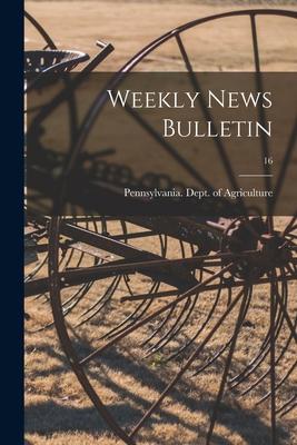 Vorderes Coverbild Weekly News Bulletin; 16
