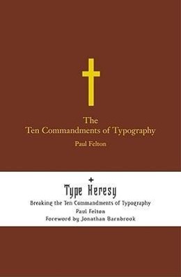 Vorderes Coverbild The Ten Commandments of Typography
