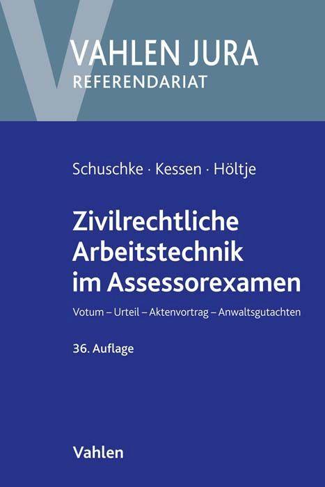Vorderes Coverbild Zivilrechtliche Arbeitstechnik im Assessorexamen