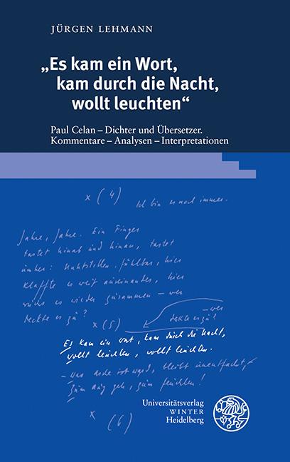 Vorderes Coverbild "Es kam ein Wort, kam durch die Nacht, wollt leuchten"