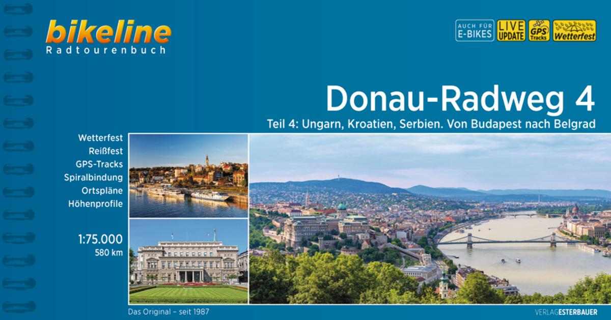 Vorderes Coverbild Donauradweg / Donau-Radweg 4