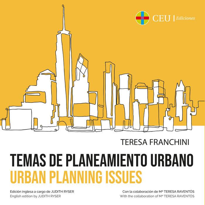 Vorderes Coverbild Temas de planeamiento urbano = Urban planning issues