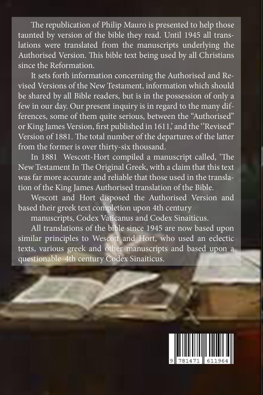 Rückseitencover What Version Authorised Or Revised