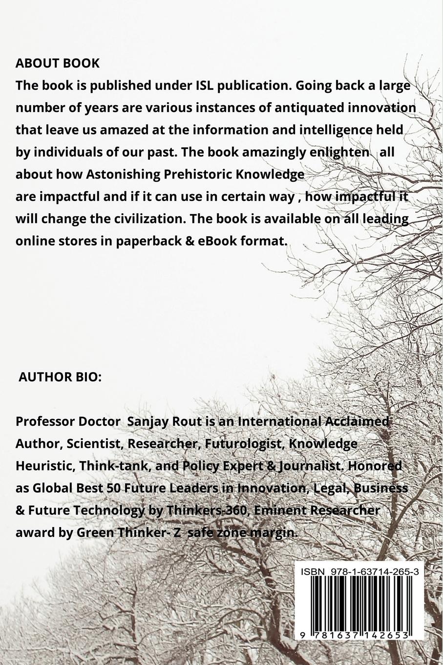 Rückseitencover Astonishing Prehistoric Knowledge