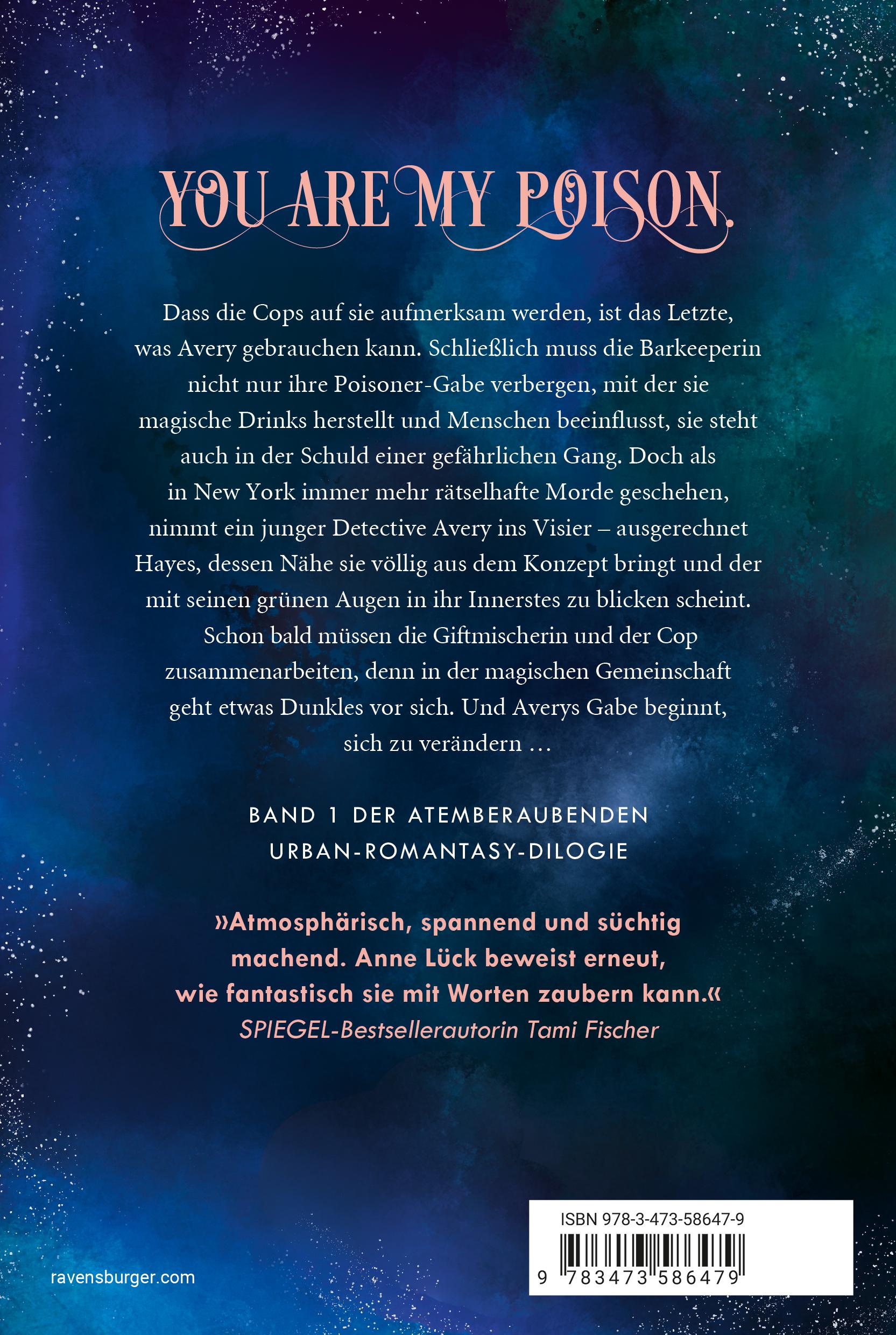 Rückseitencover Silver & Poison, Band 1: Das Elixier der Lügen
