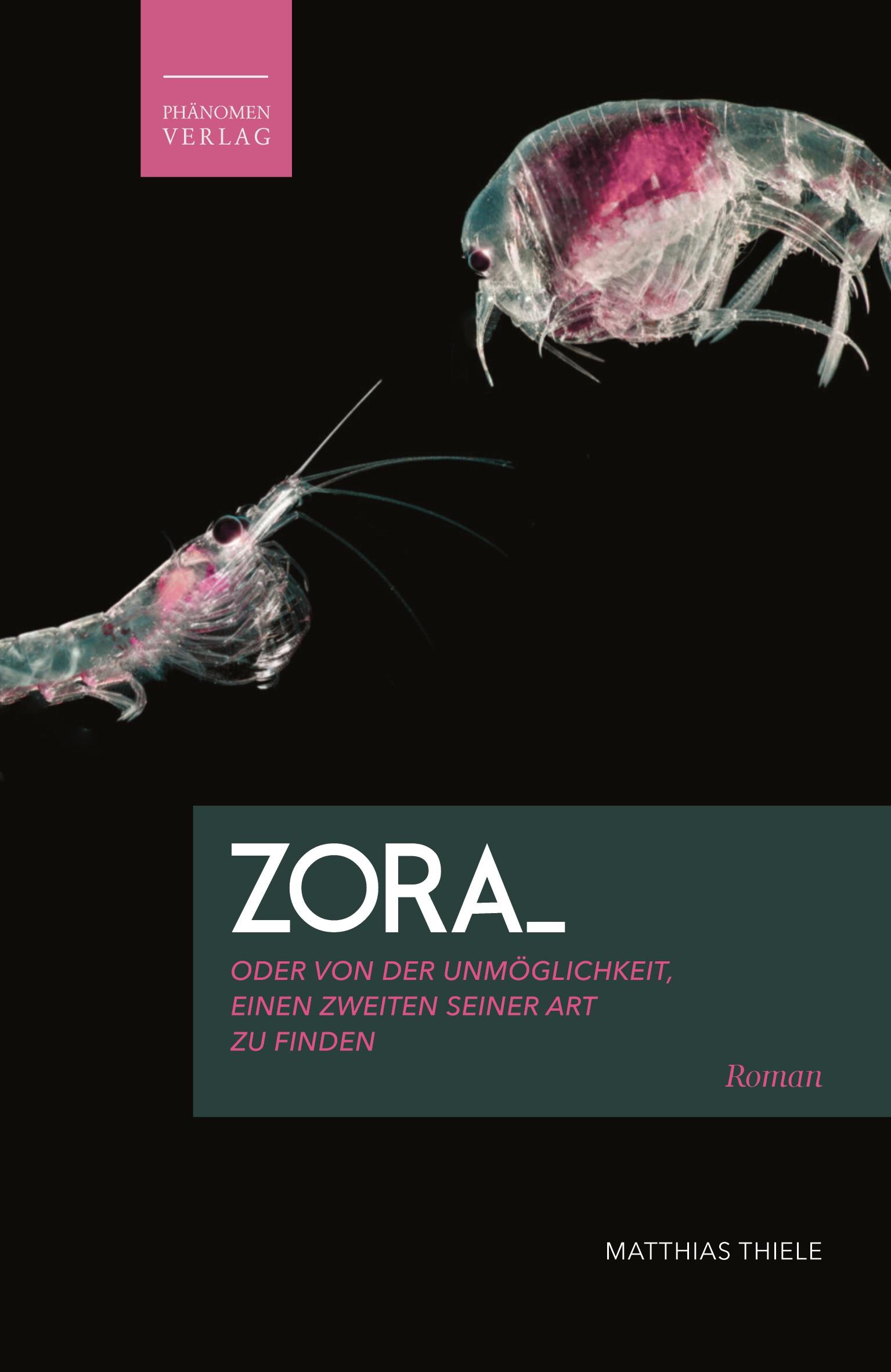 Vorderes Coverbild Zora oder von der Unmöglichkeit, einen Zweiten seiner Art zu finden