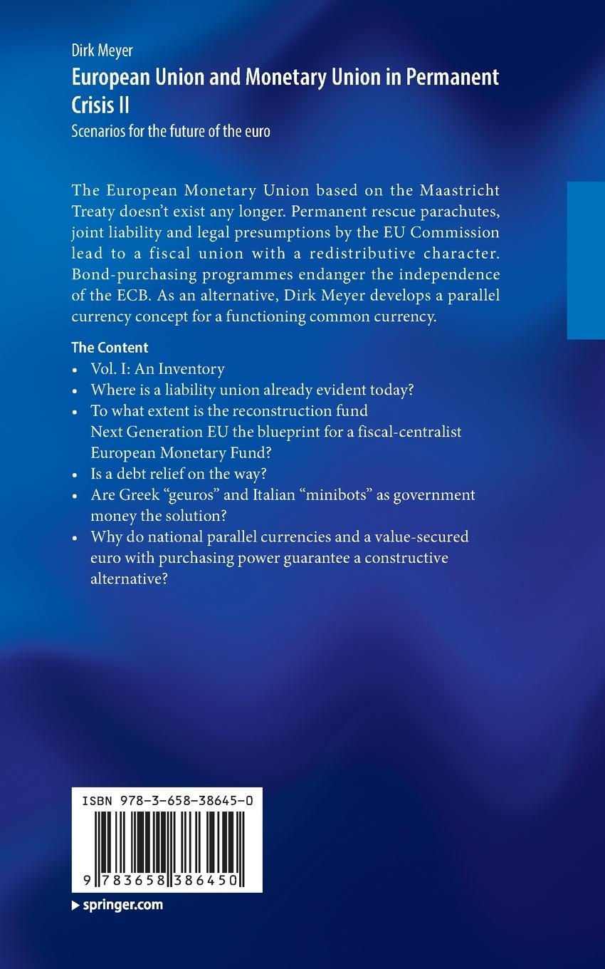 Rückseitencover European Union and Monetary Union in Permanent Crisis II