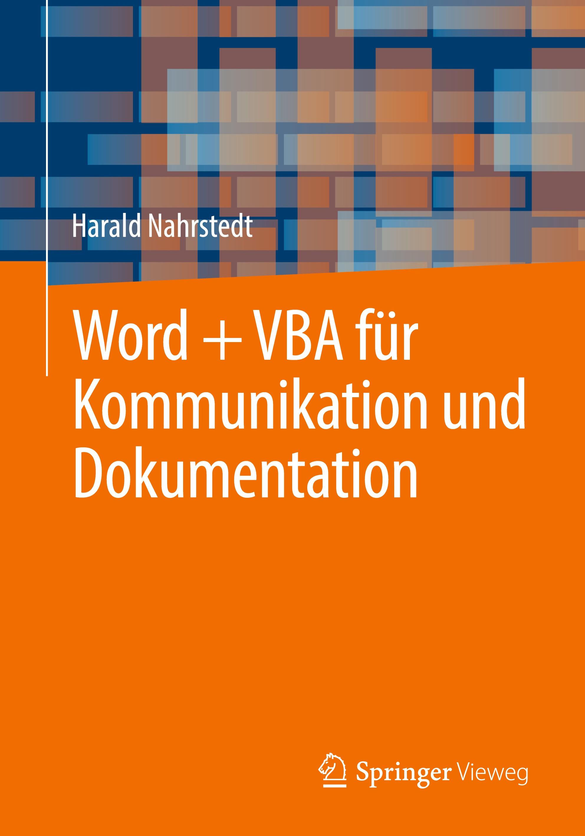 Vorderes Coverbild Word + VBA für Kommunikation und Dokumentation