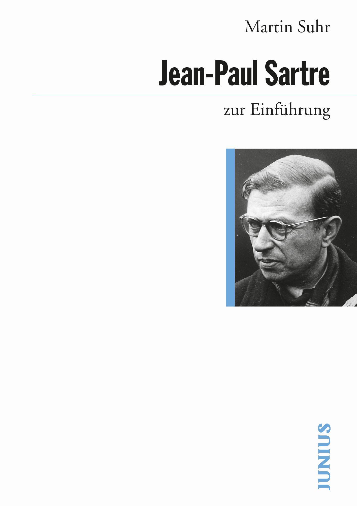 Vorderes Coverbild Jean-Paul Sartre zur Einführung