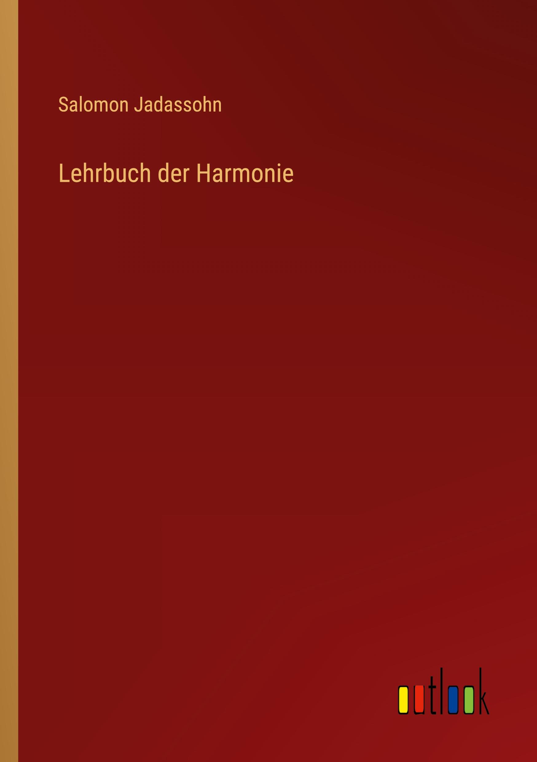 Vorderes Coverbild Lehrbuch der Harmonie