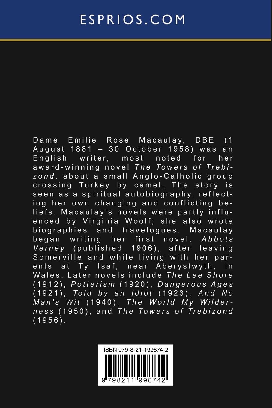 Rückseitencover What Not (Esprios Classics)