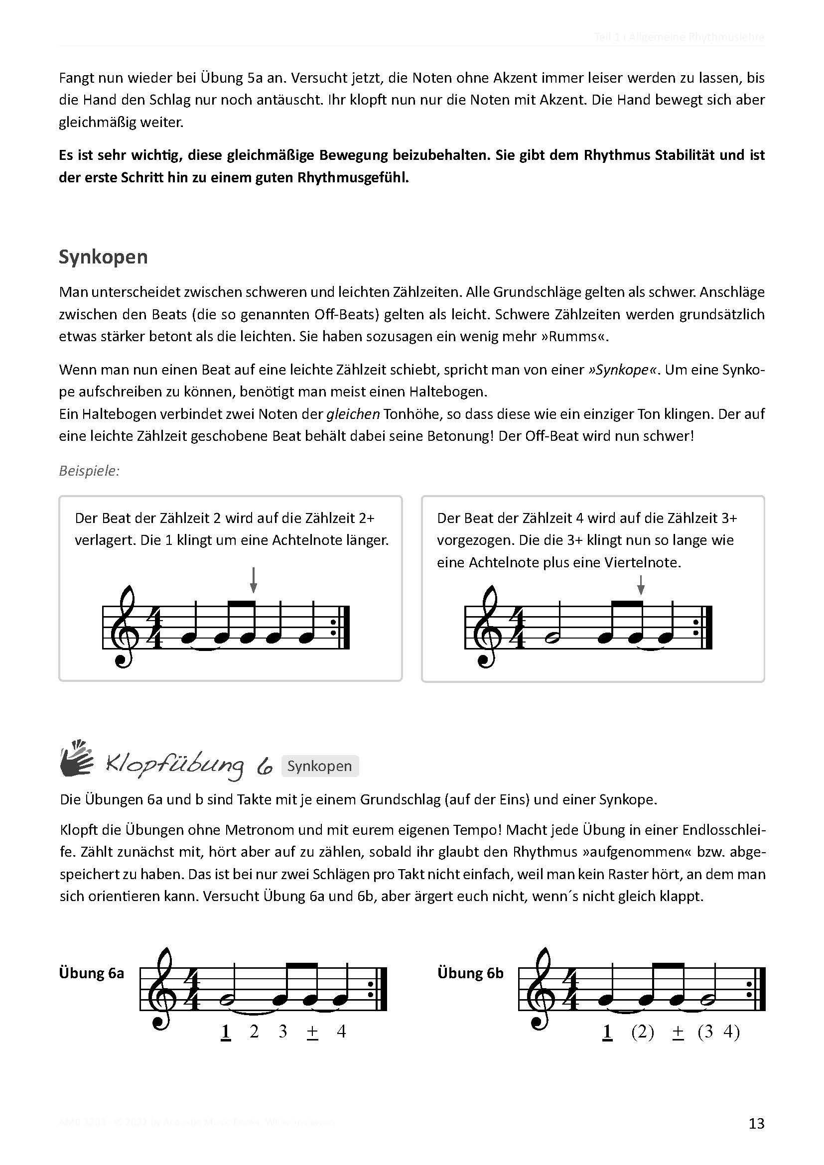 Beispielinhalt (Bild) Im Rhythmus man mit muss.