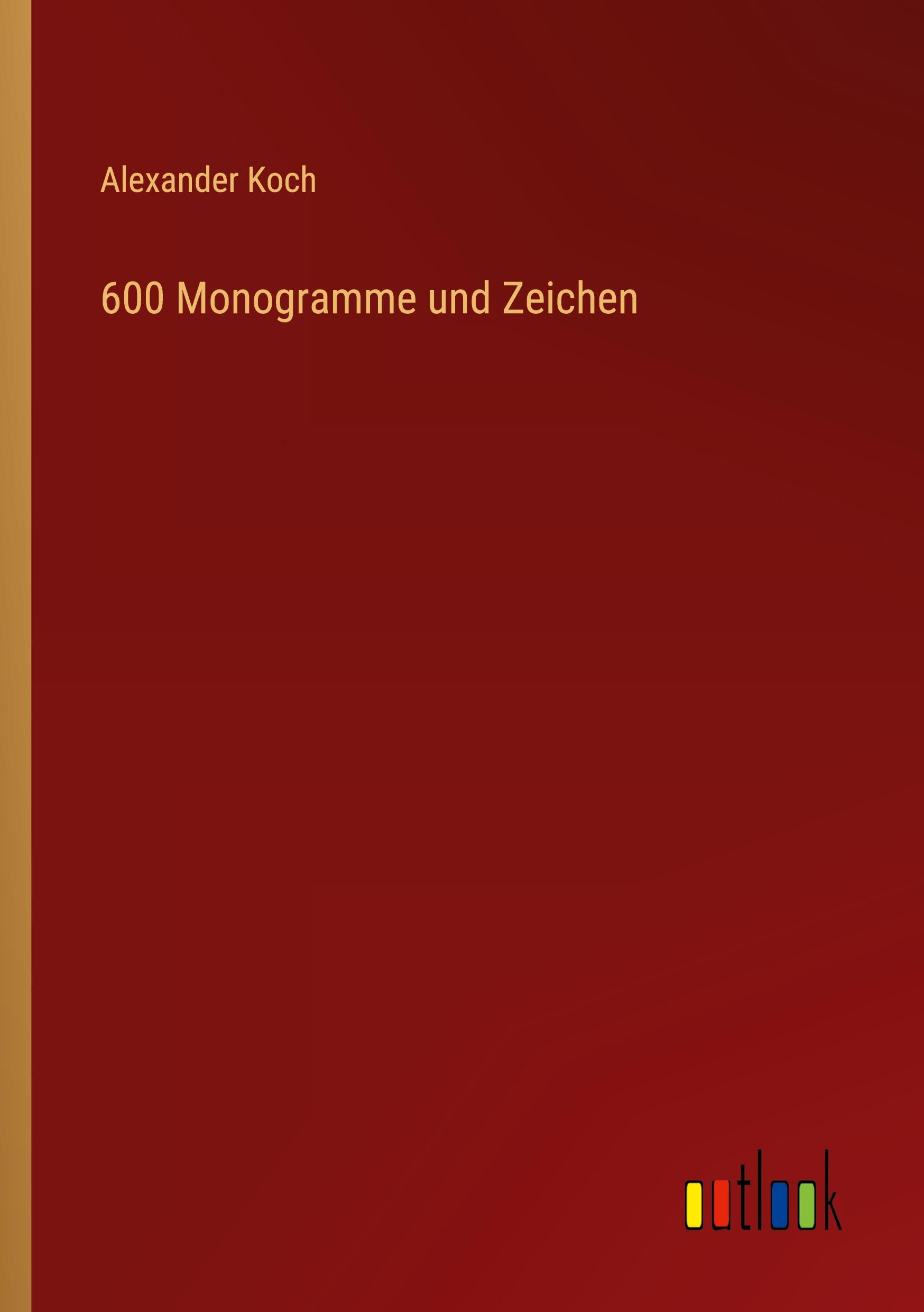 Vorderes Coverbild 600 Monogramme und Zeichen