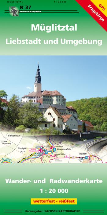 Vorderes Coverbild Müglitztal. Liebstadt und Umgebung 1:20 000