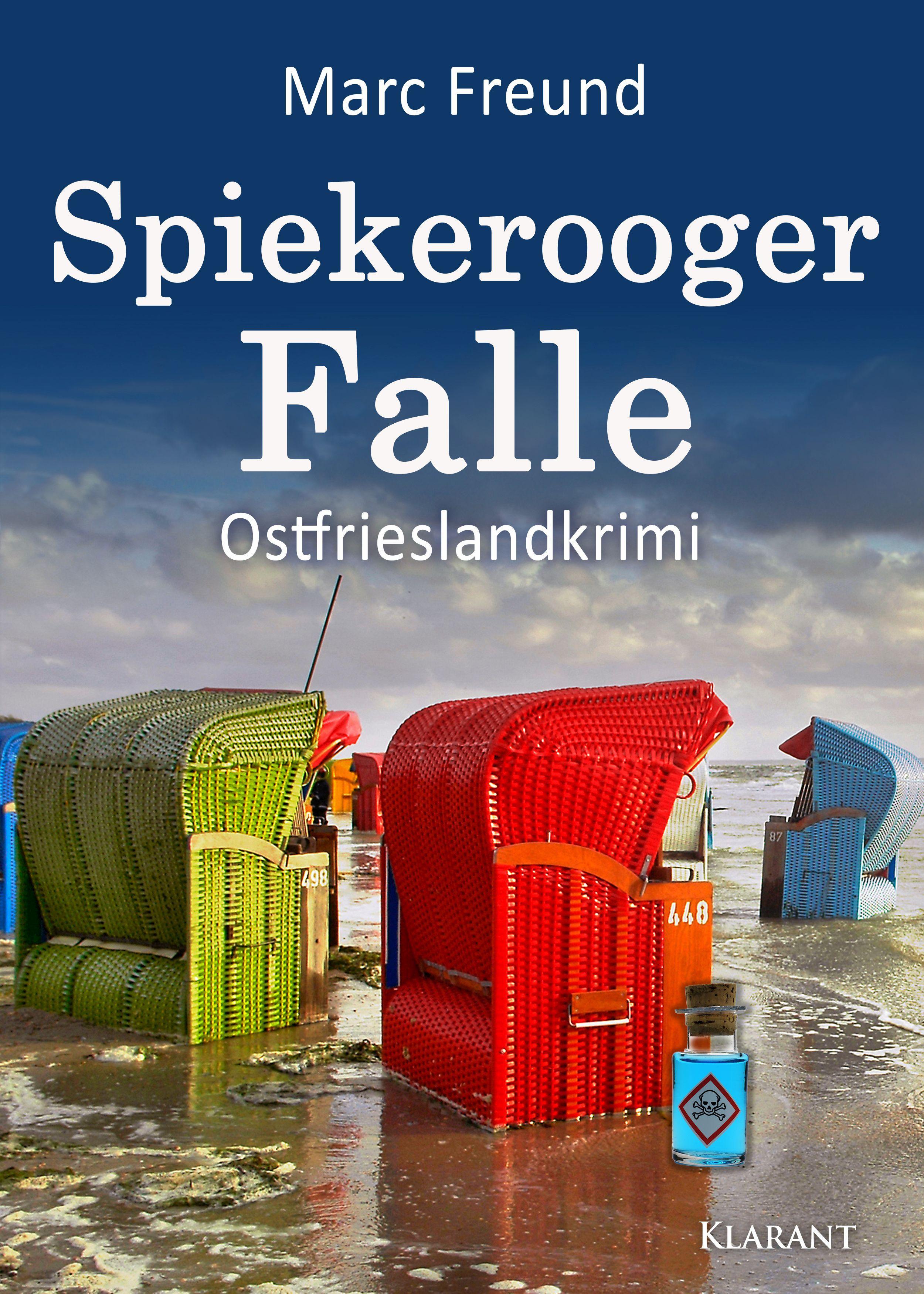 Vorderes Coverbild Spiekerooger Falle. Ostfrieslandkrimi