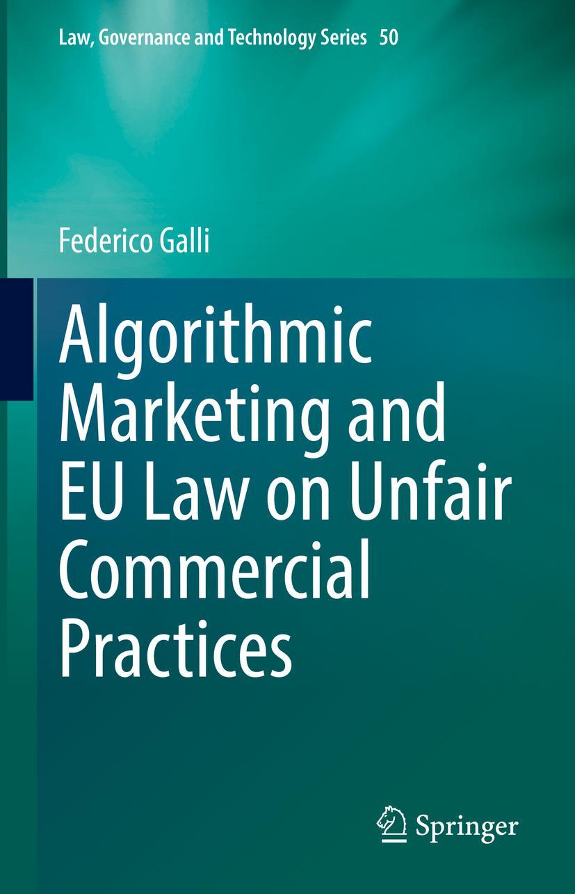 Vorderes Coverbild Algorithmic Marketing and EU Law on Unfair Commercial Practices