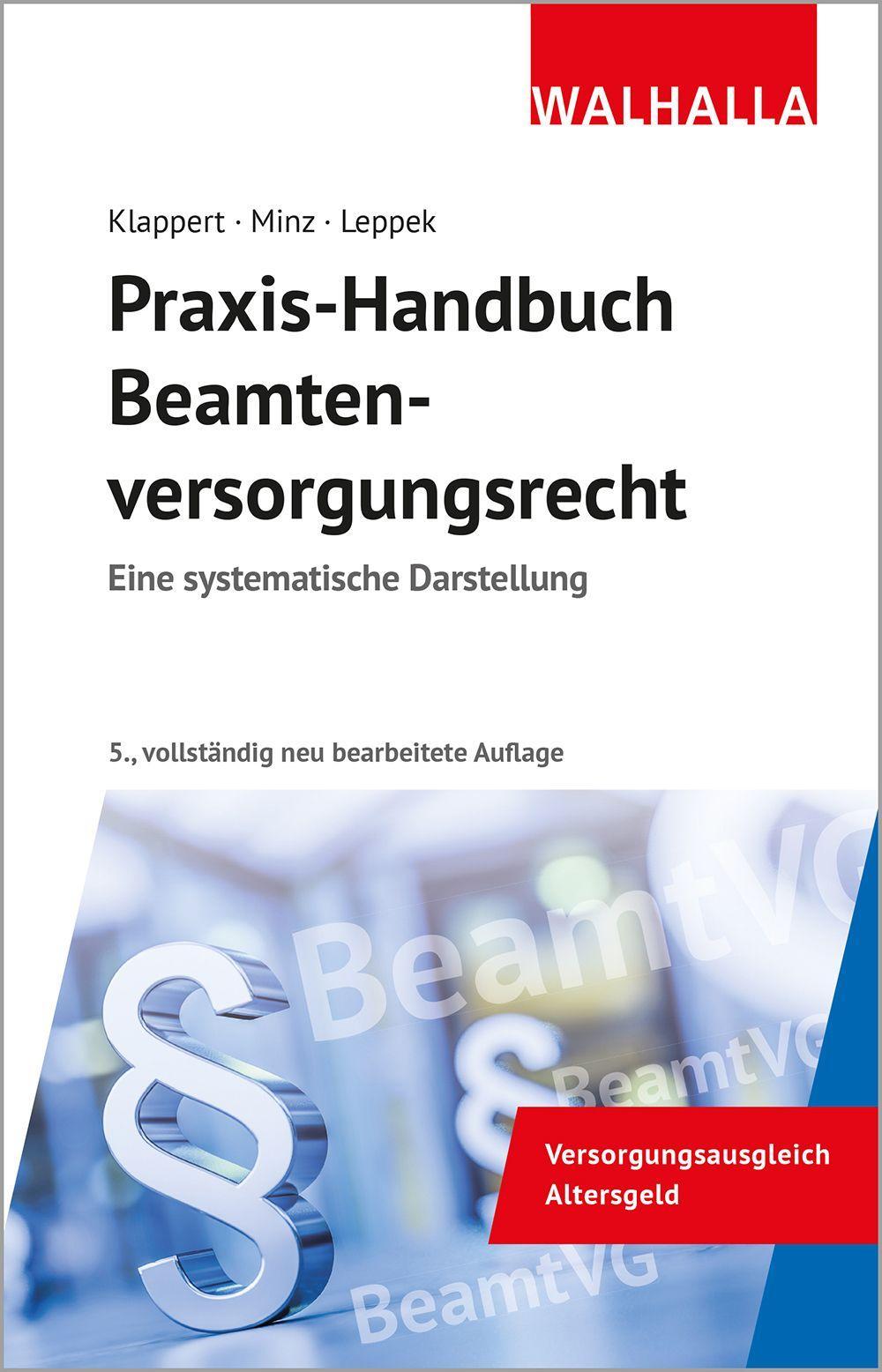 Vorderes Coverbild Praxis-Handbuch Beamtenversorgungsrecht